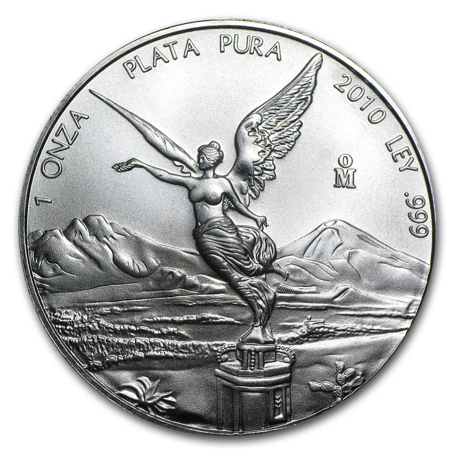 Mexico_2010_Libertad_Angel_of_Independence_1_Troy_Ounce_Una_Onza_Pure_Silver