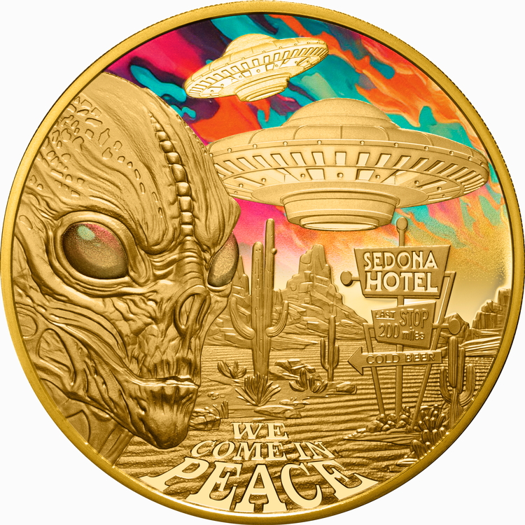 Niue_2024_Alien_Encounter_$100_1_Troy_Ounce_Pure_Gold_Proof_with_Color_MINTAGE_99