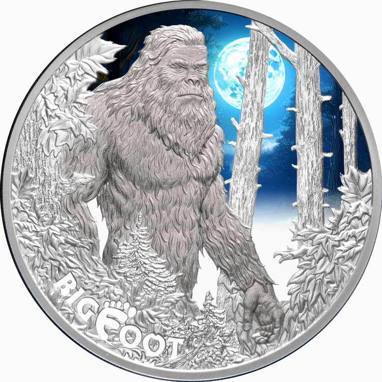 Niue_2024_Bigfoot_Sasquatch_$1_1_Troy_Ounce_Pure_Silver_Proof_with_Color_MINTAGE_750