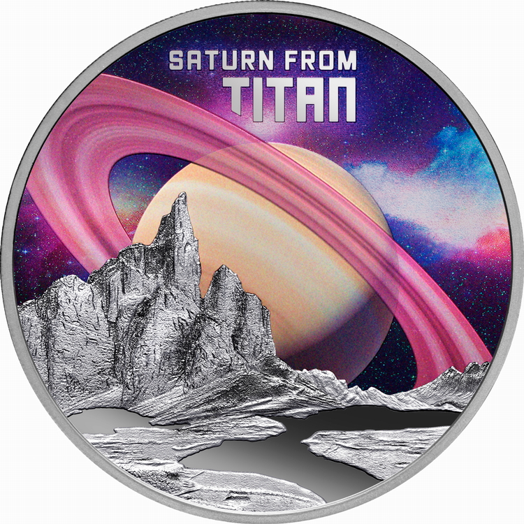 Niue_2025_Saturn_from_Moon_Titan_$1_1_Troy_Oz_Pure_Silver_Proof_with_Color_MINTAGE_999