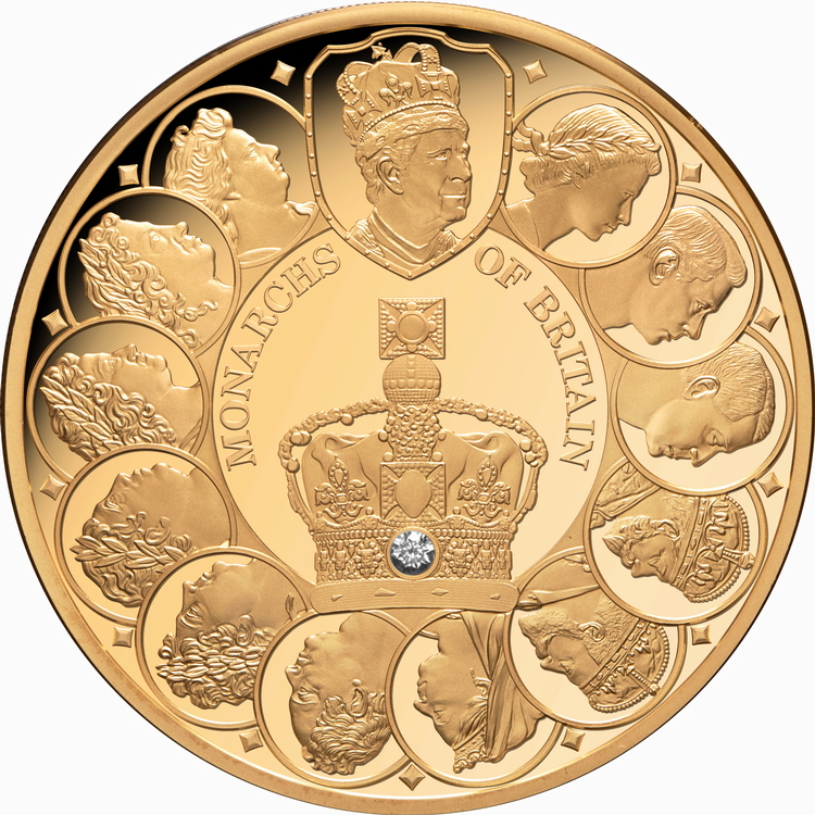 Tokelau_2024_Monarchs_of_Great_Britain_$100_1_Troy_Oz_Pure_Gold_Proof_with_Diamond_MINTAGE_99