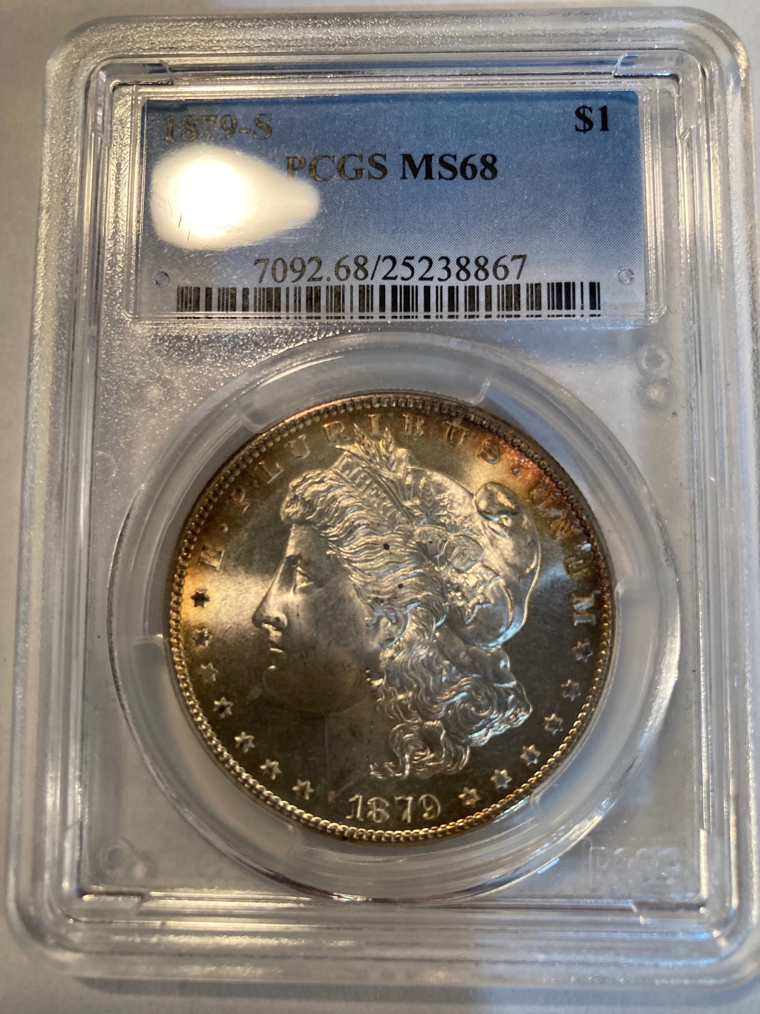 1879-S PCGS MS68