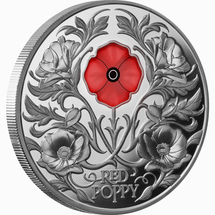 Niue_2026_Red_Poppy_Translucent_Window_$5_2_Troy_Ounce_Pure_Silver_Proof_Mintage_400